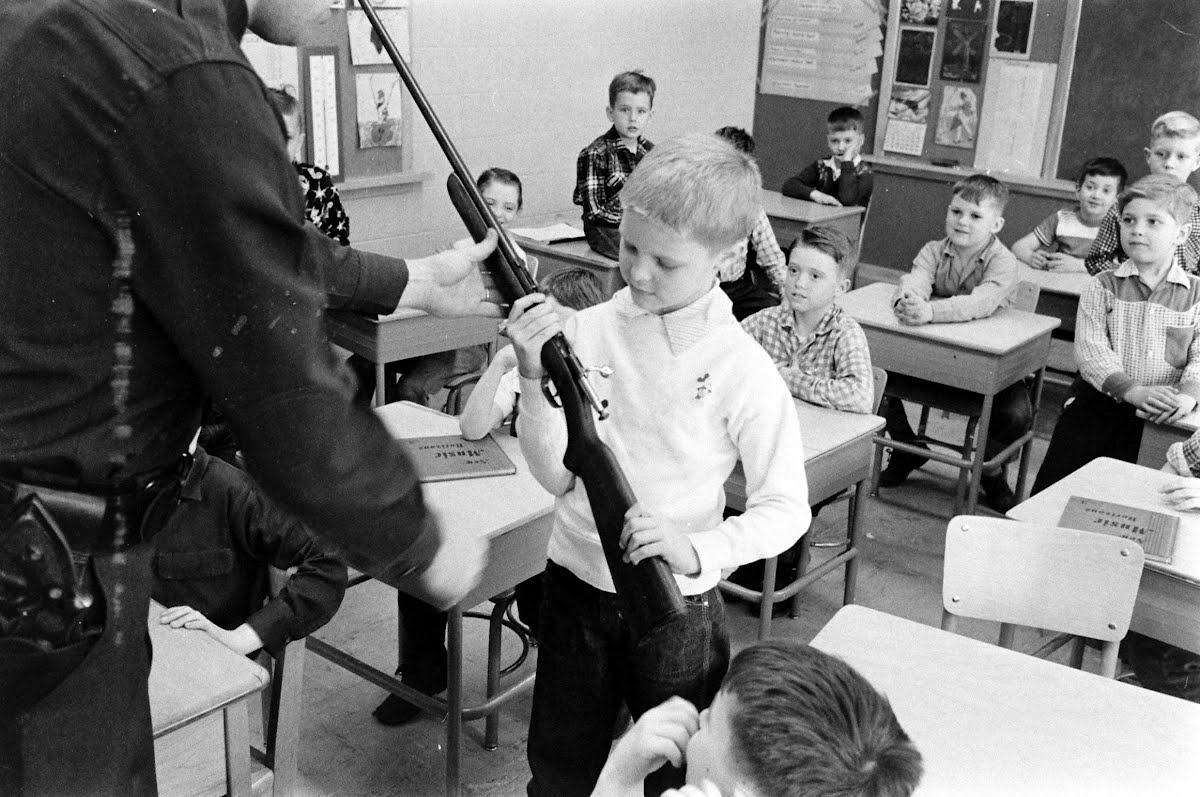 Indiana School Childrens' Class In Gun Safety. Grey Villet — Google