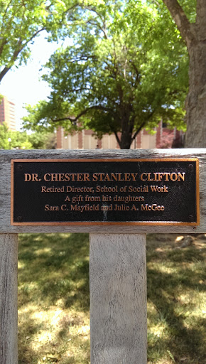 Dr. Chester Stanley Clifton Memorial Bench