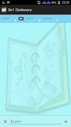 Dictionary EnglishFrenchGerman poster 1