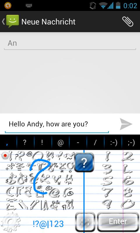    G-board Lite (Gesture Input)- screenshot  