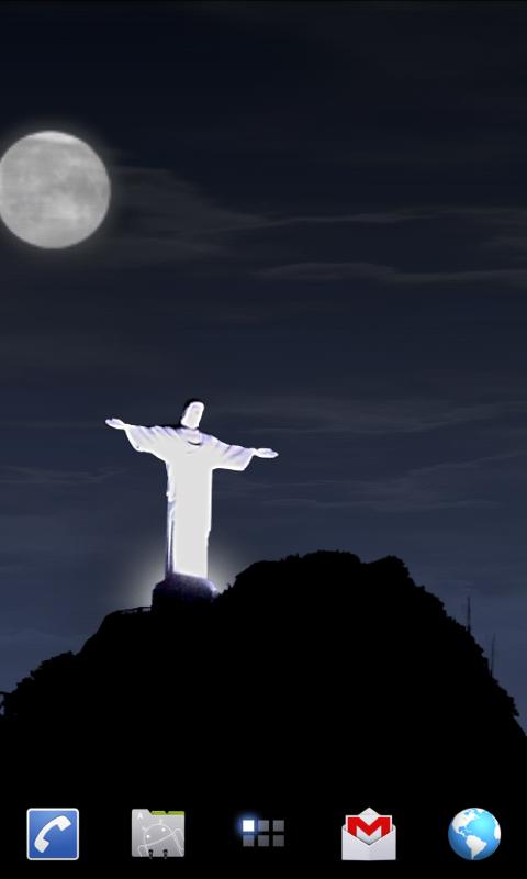 Rio Live Wallpaper - Corcovado Screen 3