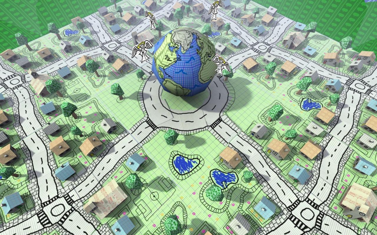 Doodle Earth 3D Live Wallpaper Android Apps On Google Play
