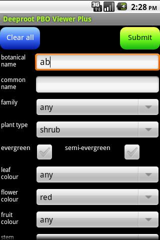 Android application Plant Base Online Viewer Plus screenshort