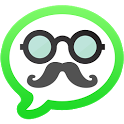 Mustache Anonymous Texting SMS icon