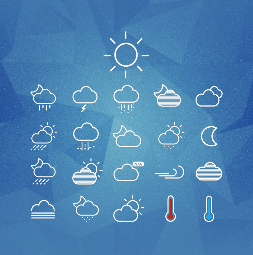 Simple minimal style iconset Screen 2