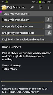 K-@ Mail Pro - email evolved - screenshot thumbnail