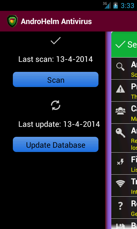 AntiVirus Android - screenshot