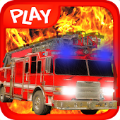 3D Firefighter Truck Driver