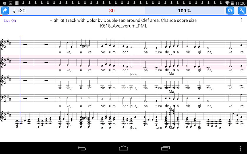 Practice Player LE Screen 3
