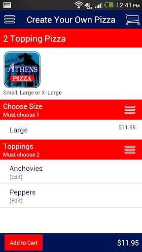 【免費生活App】Athens Pizza and Restaurant-APP點子