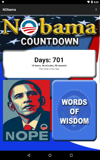 【免費娛樂App】Obama Countdown-APP點子