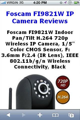 FI9821W Wireless Camera Review